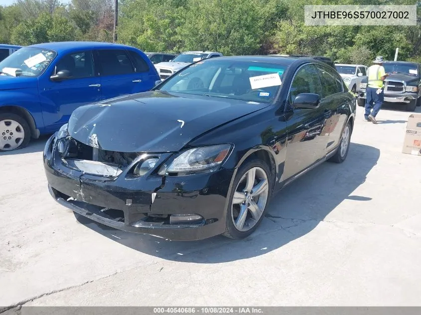 2007 Lexus Gs 350 VIN: JTHBE96S570027002 Lot: 40540686