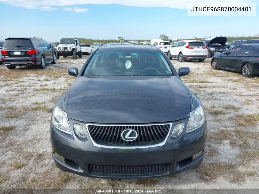 2007 Lexus Gs 350 VIN: JTHCE96S870004401 Lot: 40581518