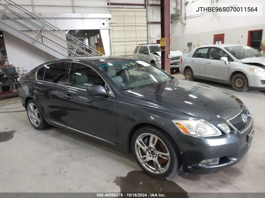 2007 Lexus Gs 350 VIN: JTHBE96S070011564 Lot: 40598378