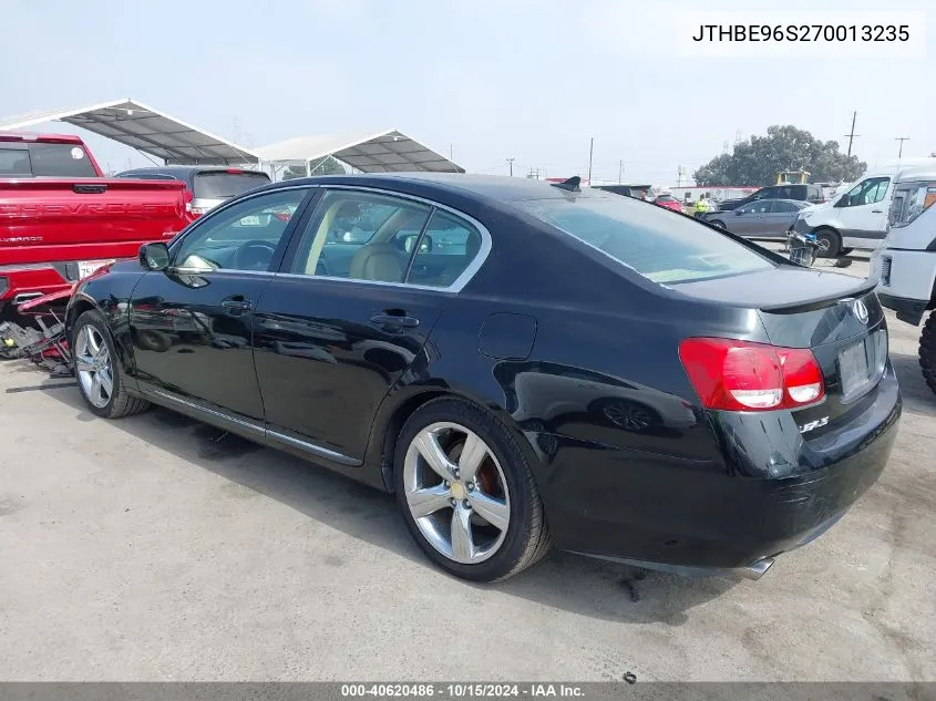 2007 Lexus Gs 350 VIN: JTHBE96S270013235 Lot: 40620486