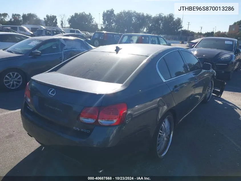 2007 Lexus Gs 350 VIN: JTHBE96S870013286 Lot: 40687568