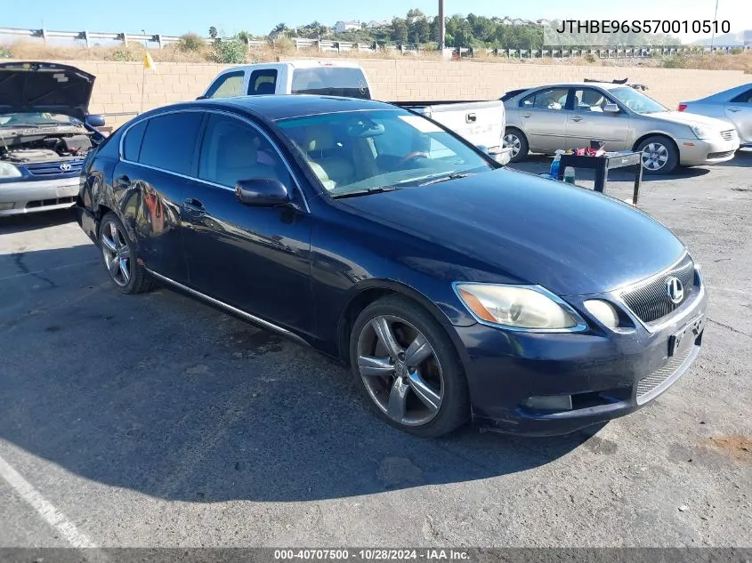 2007 Lexus Gs 350 VIN: JTHBE96S570010510 Lot: 40707500