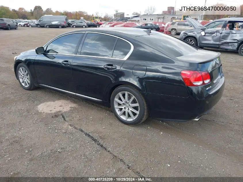 2007 Lexus Gs 350 VIN: JTHCE96S470006050 Lot: 40725209