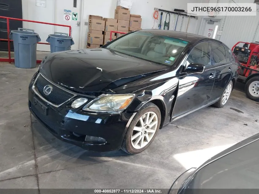 2007 Lexus Gs 350 VIN: JTHCE96S170003266 Lot: 40852877