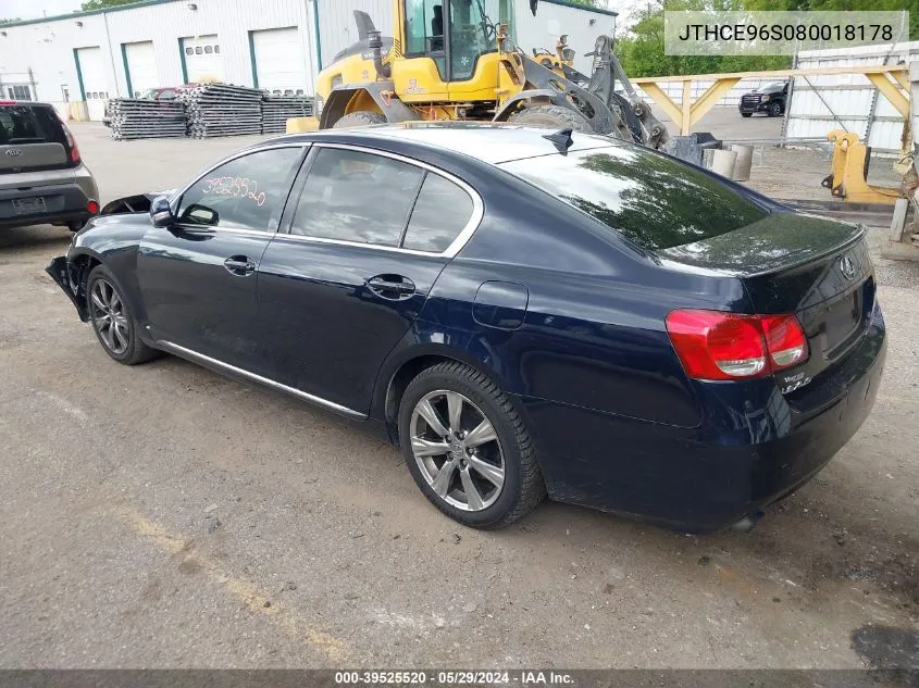 JTHCE96S080018178 2008 Lexus Gs 350