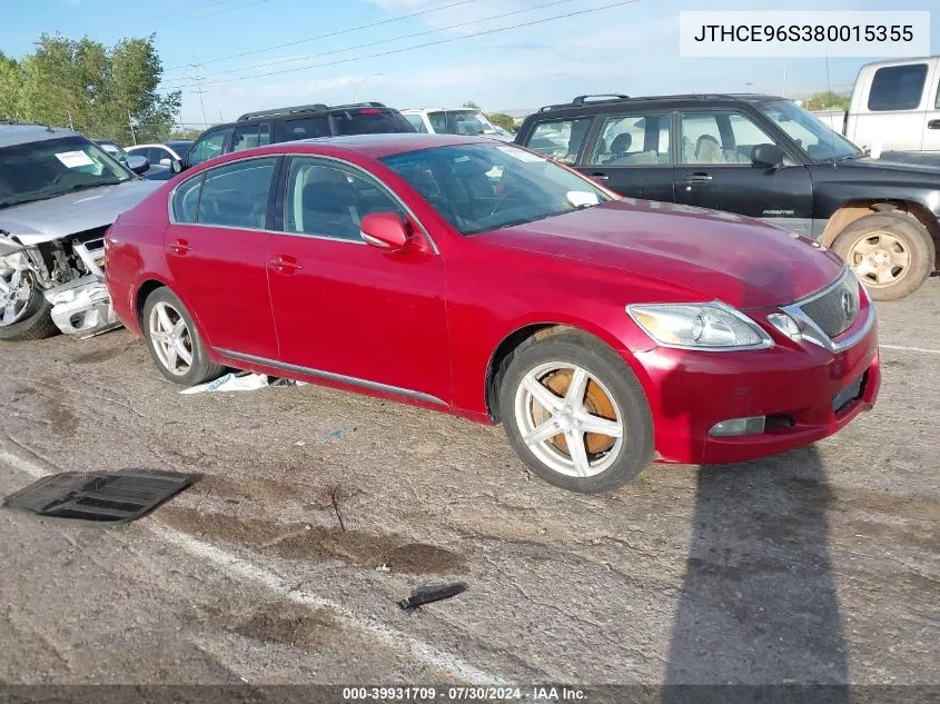 JTHCE96S380015355 2008 Lexus Gs 350