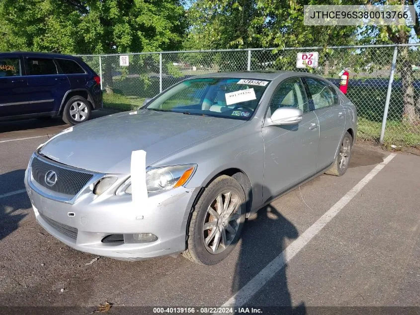 2008 Lexus Gs 350 VIN: JTHCE96S380013766 Lot: 40139156