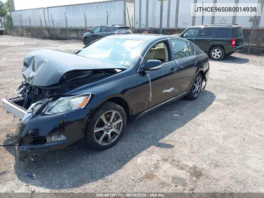 JTHCE96S080014938 2008 Lexus Gs 350