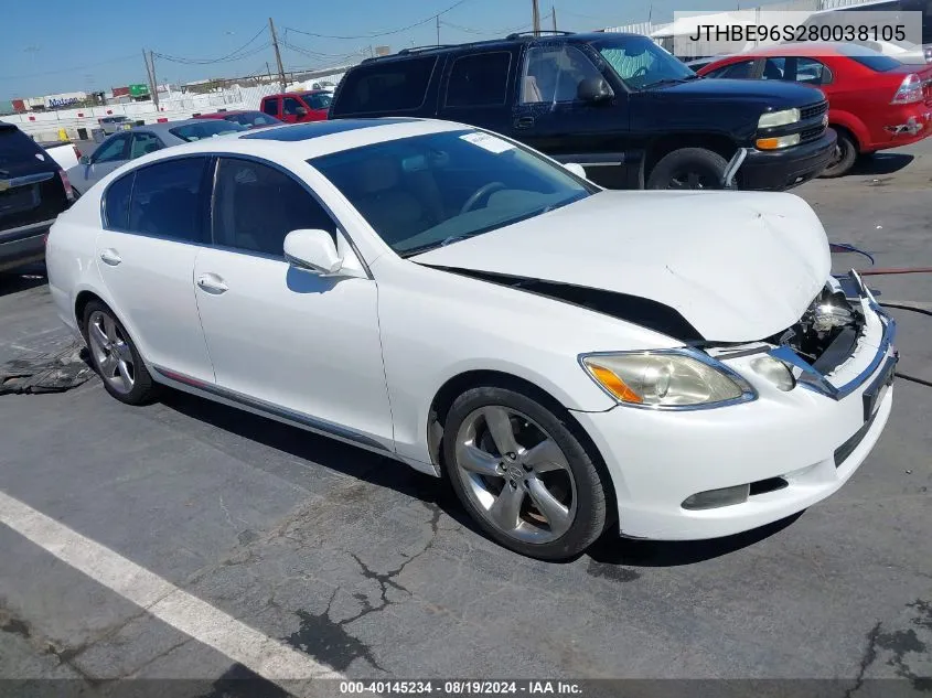 2008 Lexus Gs 350 VIN: JTHBE96S280038105 Lot: 40145234