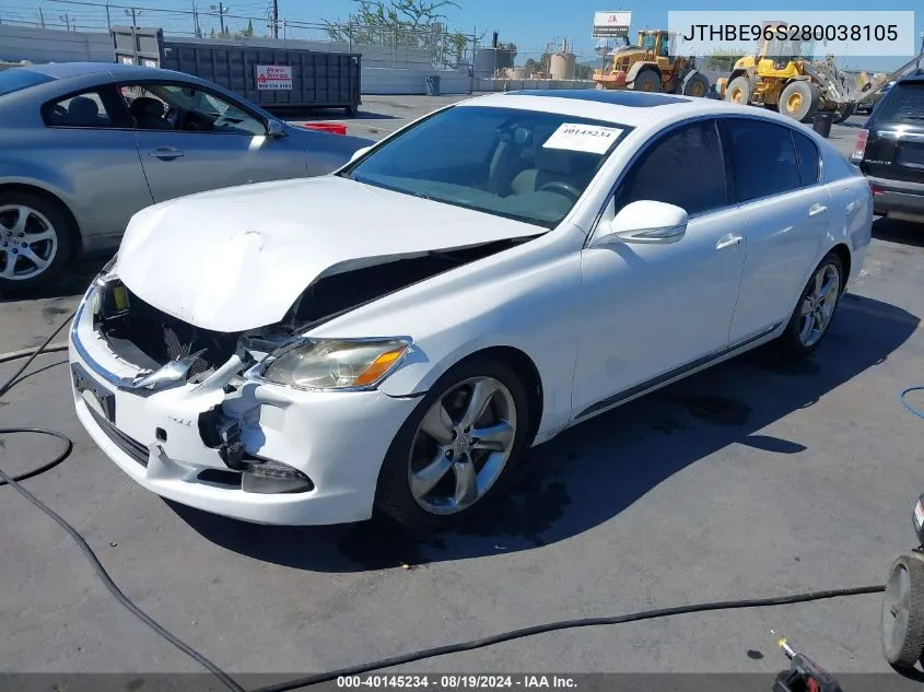 JTHBE96S280038105 2008 Lexus Gs 350