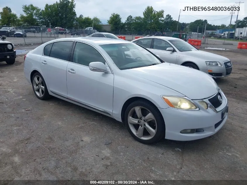 JTHBE96S480036033 2008 Lexus Gs 350