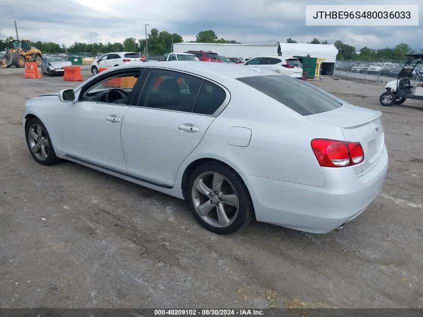 JTHBE96S480036033 2008 Lexus Gs 350