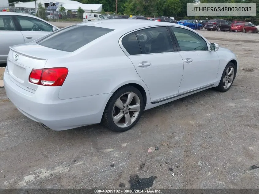 JTHBE96S480036033 2008 Lexus Gs 350