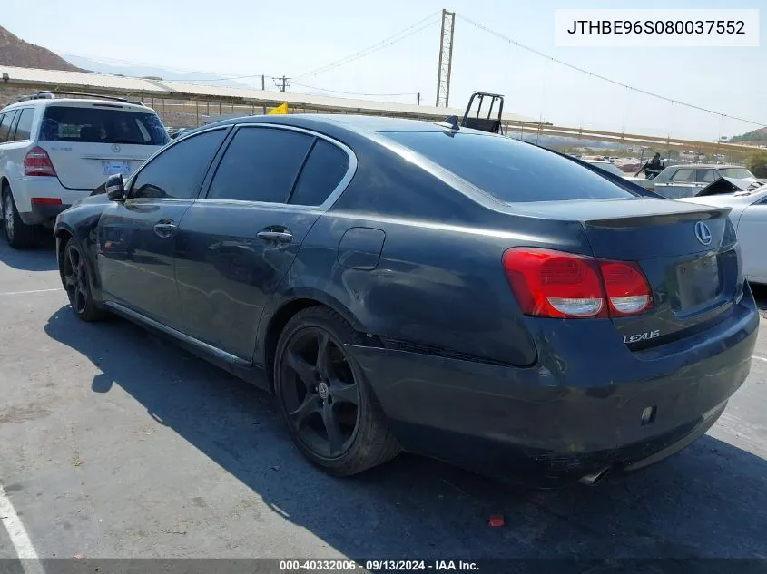 JTHBE96S080037552 2008 Lexus Gs 350