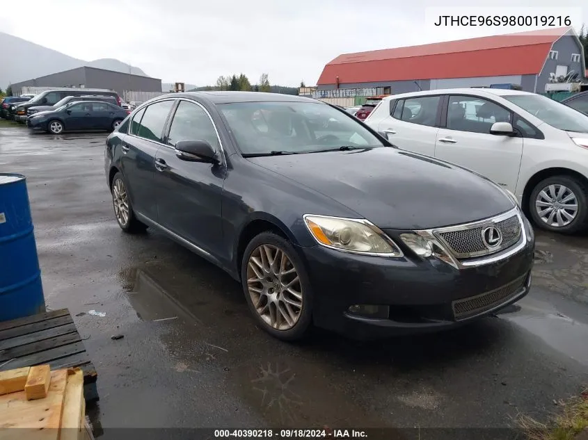 JTHCE96S980019216 2008 Lexus Gs 350