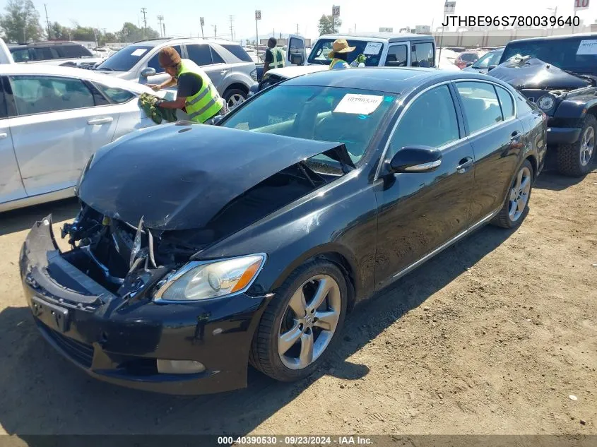 JTHBE96S780039640 2008 Lexus Gs 350