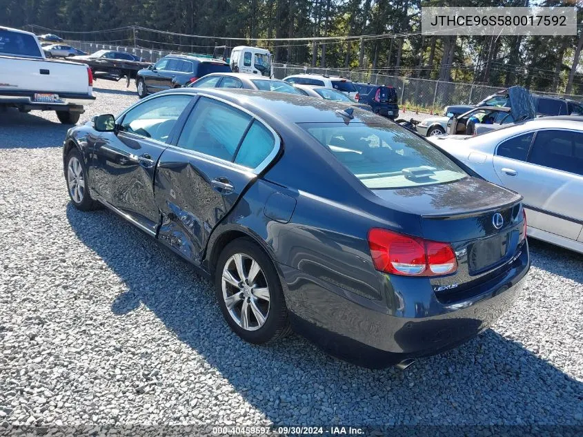 2008 Lexus Gs 350 VIN: JTHCE96S580017592 Lot: 40459597