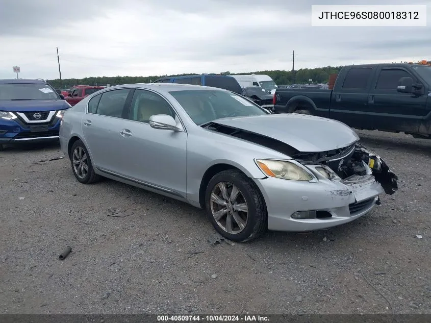 JTHCE96S080018312 2008 Lexus Gs 350