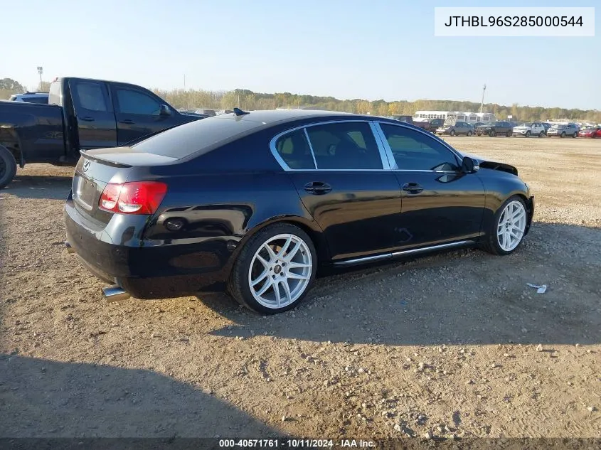 2008 Lexus Gs 460 VIN: JTHBL96S285000544 Lot: 40571761