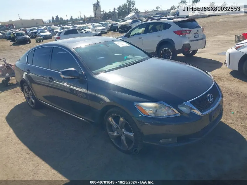 2008 Lexus Gs 350 VIN: JTHBE96SX80032553 Lot: 40701849