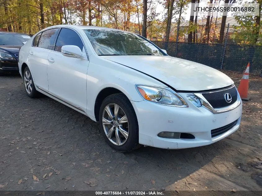 2008 Lexus Gs 350 VIN: JTHCE96S980016882 Lot: 40775684