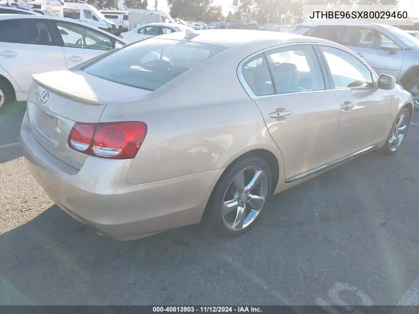 JTHBE96SX80029460 2008 Lexus Gs 350