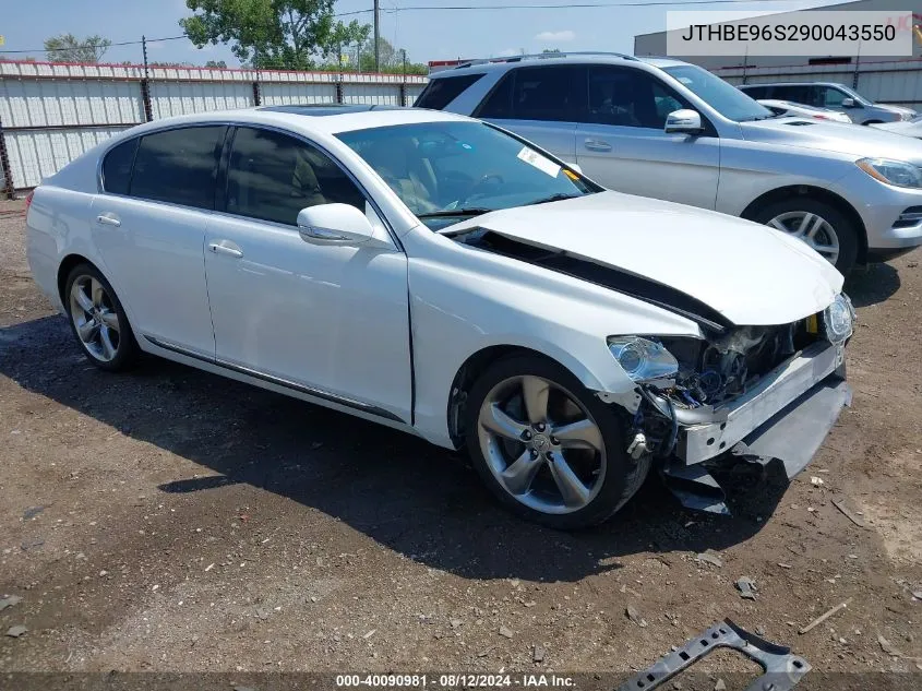 2009 Lexus Gs 350 VIN: JTHBE96S290043550 Lot: 40090981