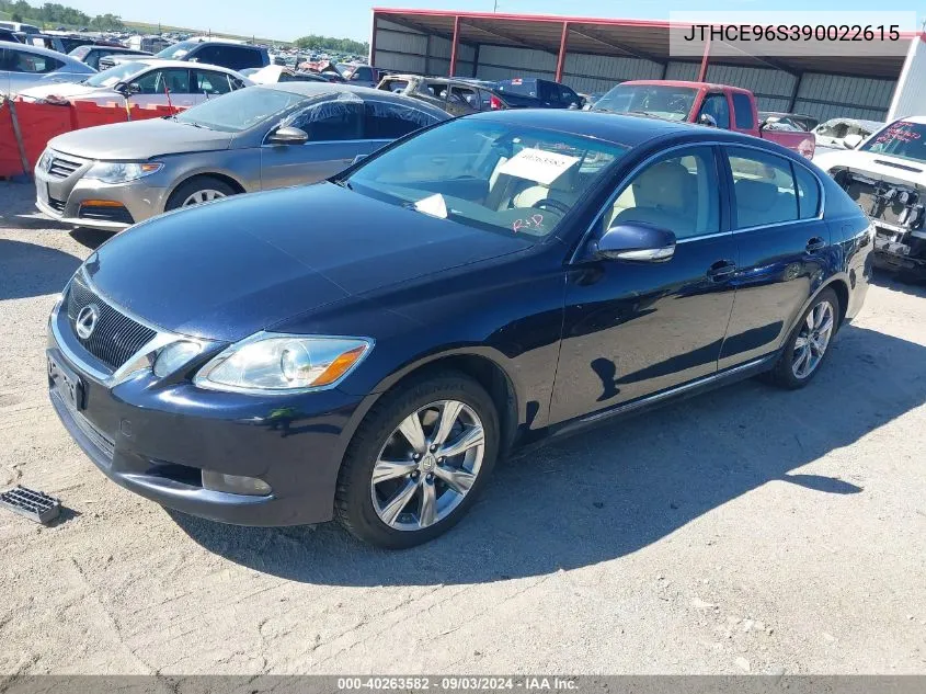 2009 Lexus Gs 350 VIN: JTHCE96S390022615 Lot: 40263582