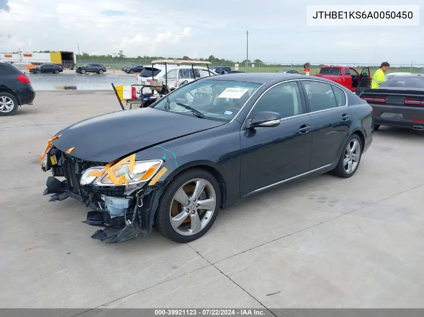 2010 Lexus Gs 350 VIN: JTHBE1KS6A0050450 Lot: 39921123