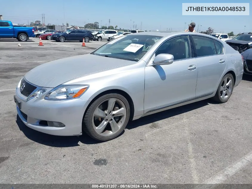 2010 Lexus Gs 350 VIN: JTHBE1KS0A0048533 Lot: 40131207