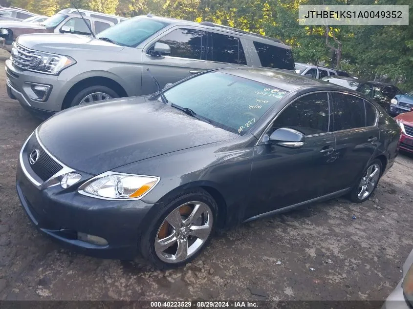 JTHBE1KS1A0049352 2010 Lexus Gs 350