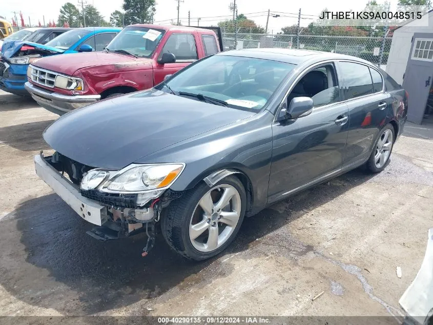 2010 Lexus Gs 350 VIN: JTHBE1KS9A0048515 Lot: 40290135