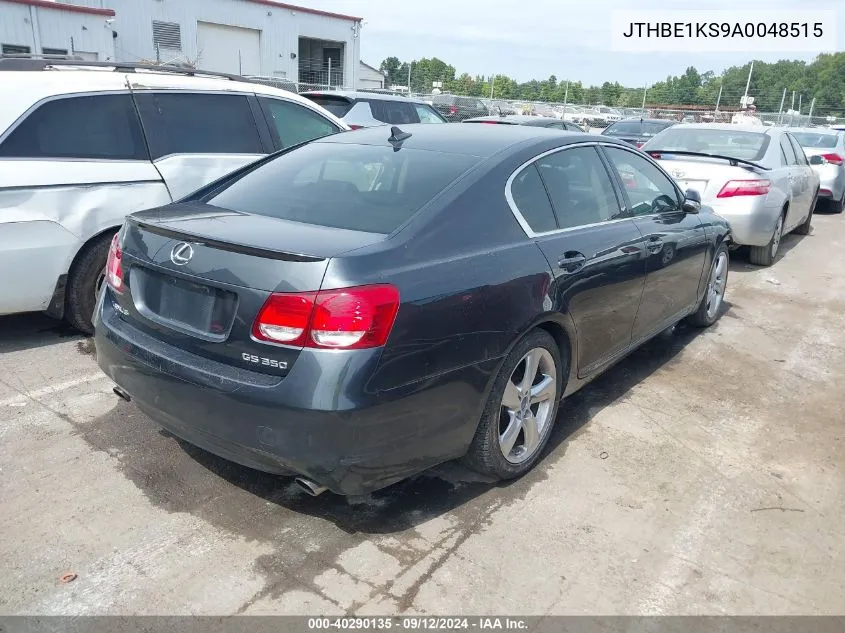 JTHBE1KS9A0048515 2010 Lexus Gs 350