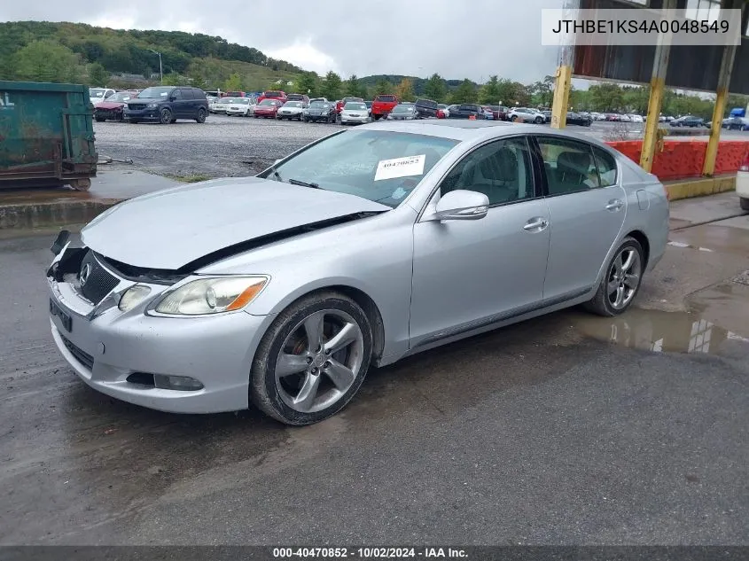 JTHBE1KS4A0048549 2010 Lexus Gs 350