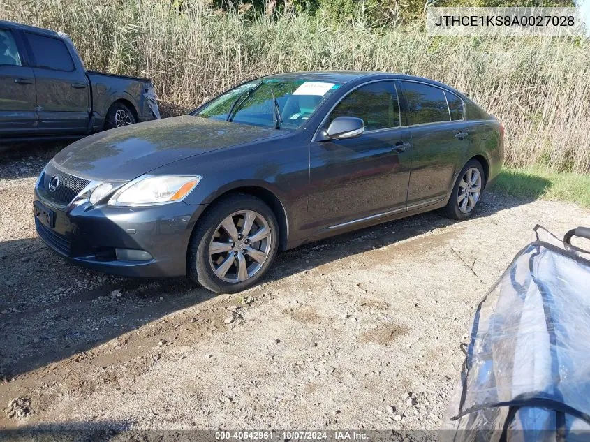 2010 Lexus Gs 350 VIN: JTHCE1KS8A0027028 Lot: 40542961