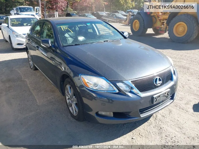 2010 Lexus Gs 350 VIN: JTHCE1KS9A0026616 Lot: 40632749