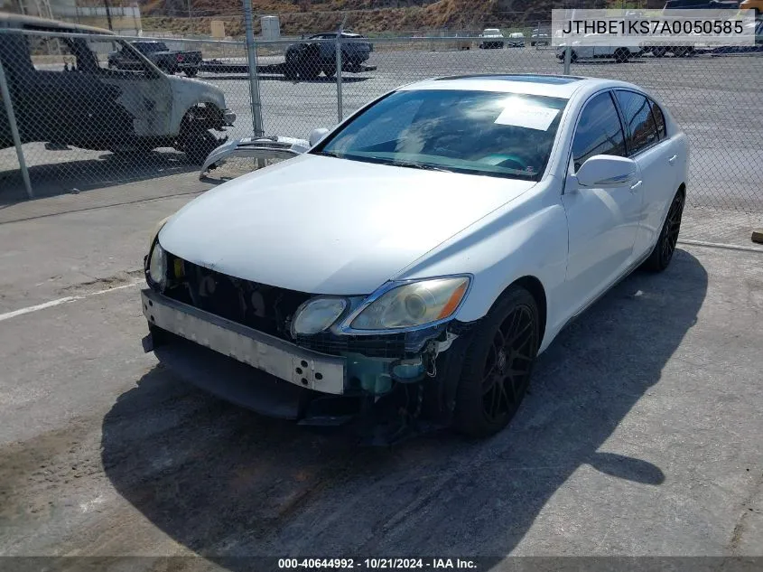 JTHBE1KS7A0050585 2010 Lexus Gs 350 350