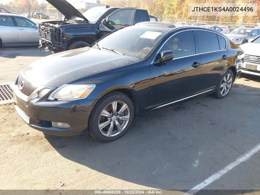 2010 Lexus Gs 350 VIN: JTHCE1KS4A0024496 Lot: 40669259