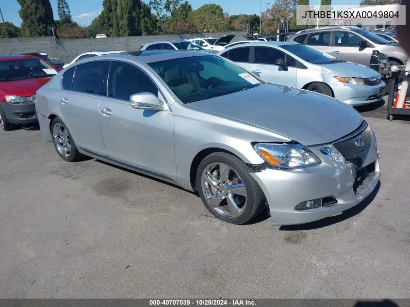 2010 Lexus Gs 350 VIN: JTHBE1KSXA0049804 Lot: 40707039