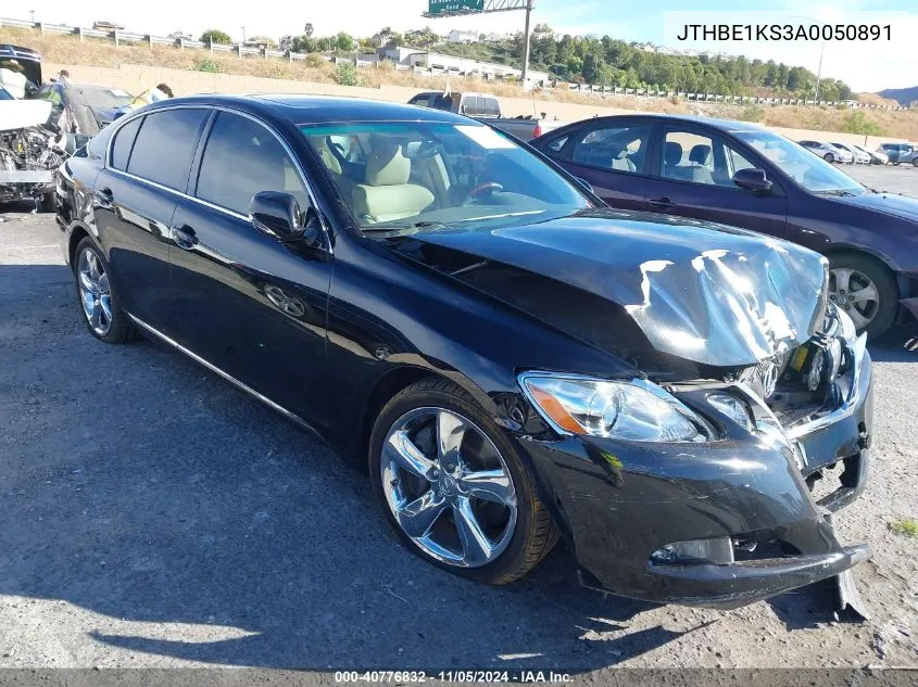 2010 Lexus Gs 350 VIN: JTHBE1KS3A0050891 Lot: 40776832