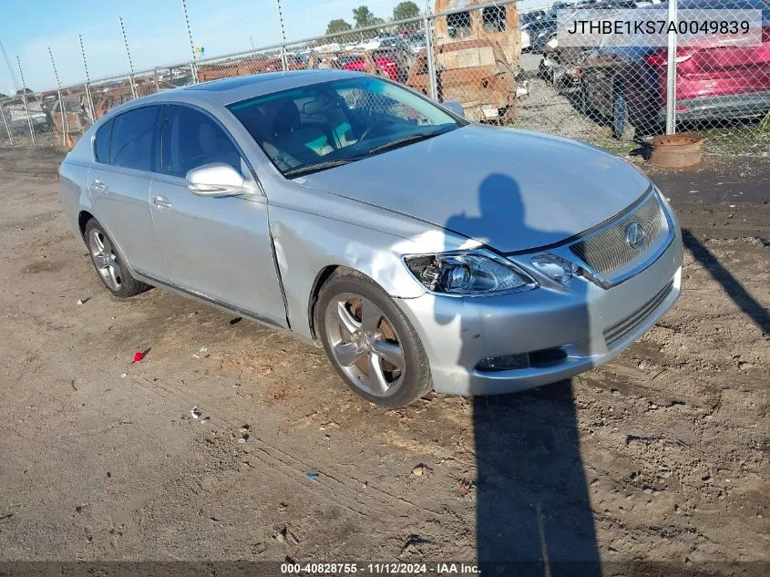 JTHBE1KS7A0049839 2010 Lexus Gs 350