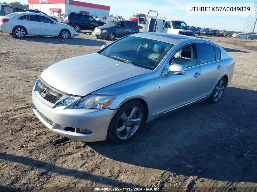 JTHBE1KS7A0049839 2010 Lexus Gs 350