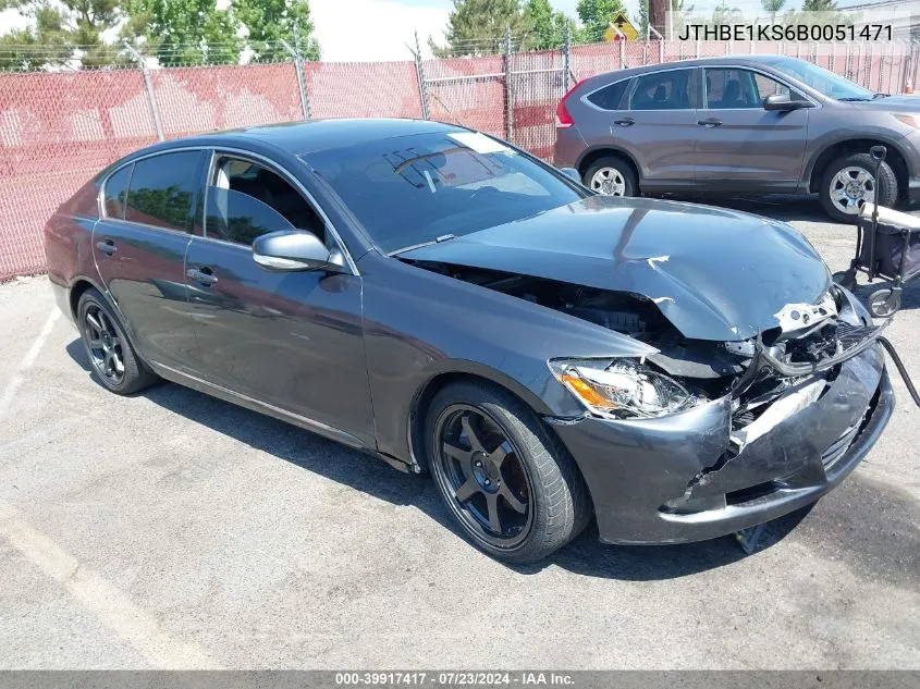 JTHBE1KS6B0051471 2011 Lexus Gs 350