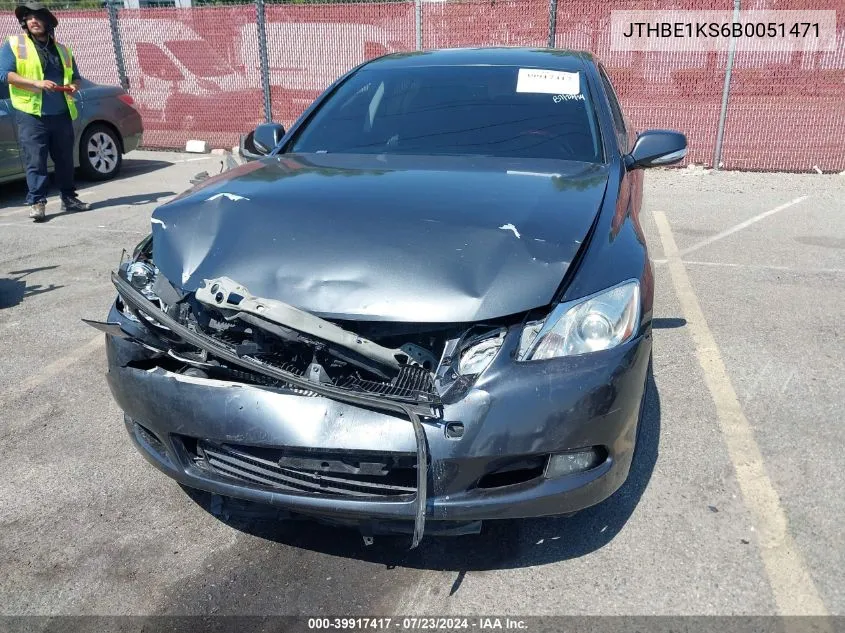 JTHBE1KS6B0051471 2011 Lexus Gs 350