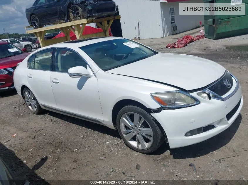 JTHBC1KS2B5023689 2011 Lexus Gs 450H