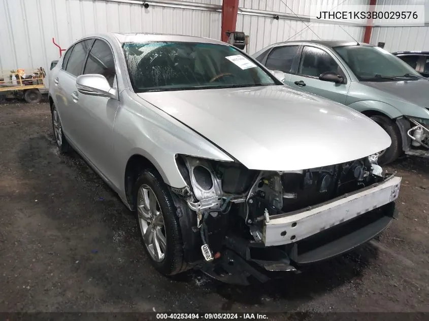 2011 Lexus Gs 350 VIN: JTHCE1KS3B0029576 Lot: 40253494