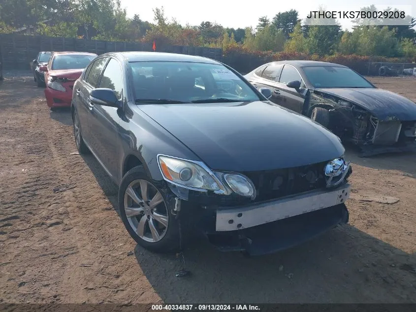 JTHCE1KS7B0029208 2011 Lexus Gs 350