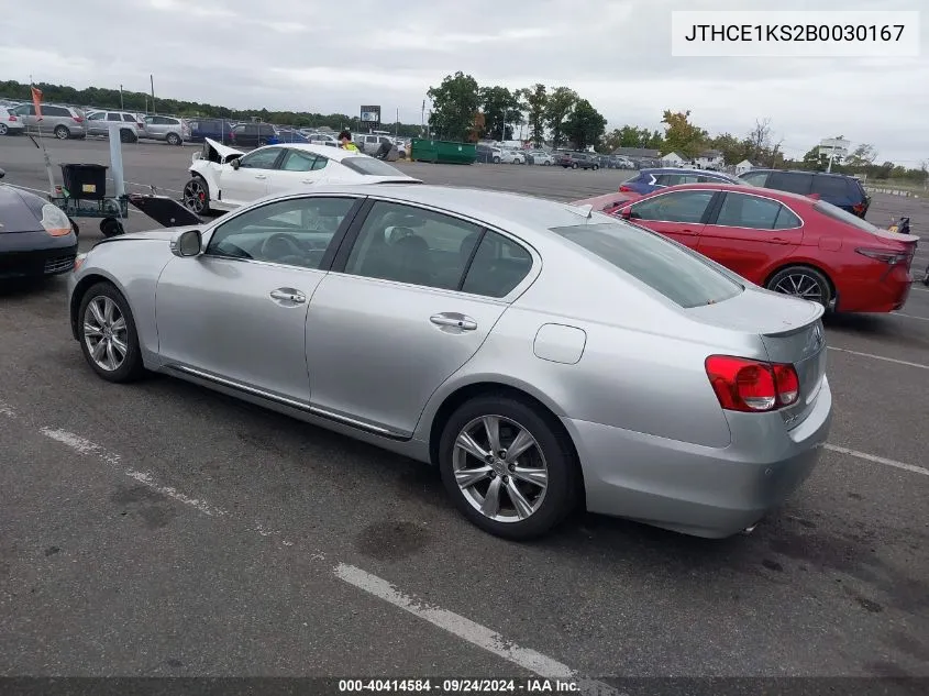 JTHCE1KS2B0030167 2011 Lexus Gs 350