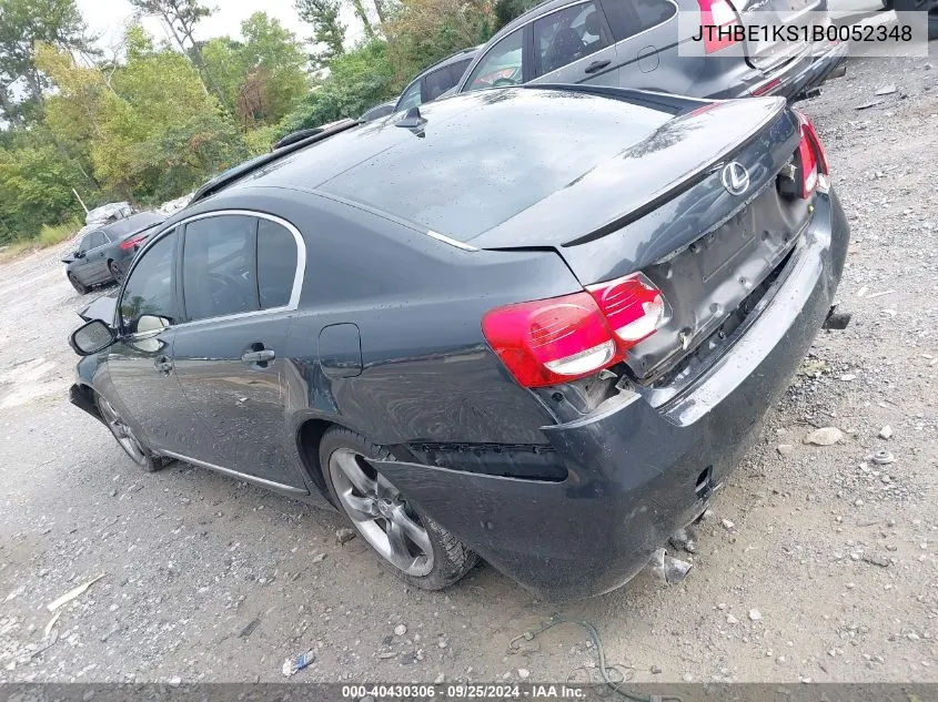 JTHBE1KS1B0052348 2011 Lexus Gs 350