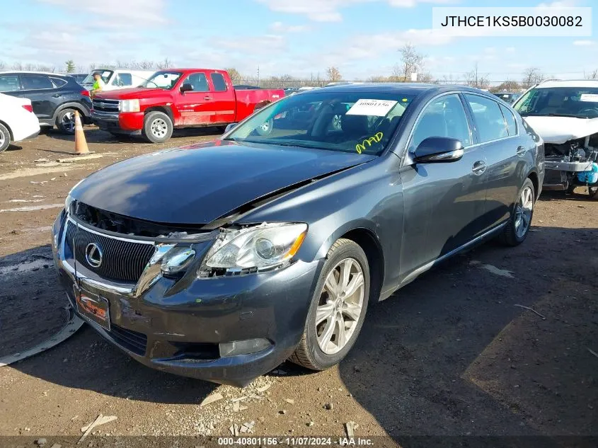 JTHCE1KS5B0030082 2011 Lexus Gs 350